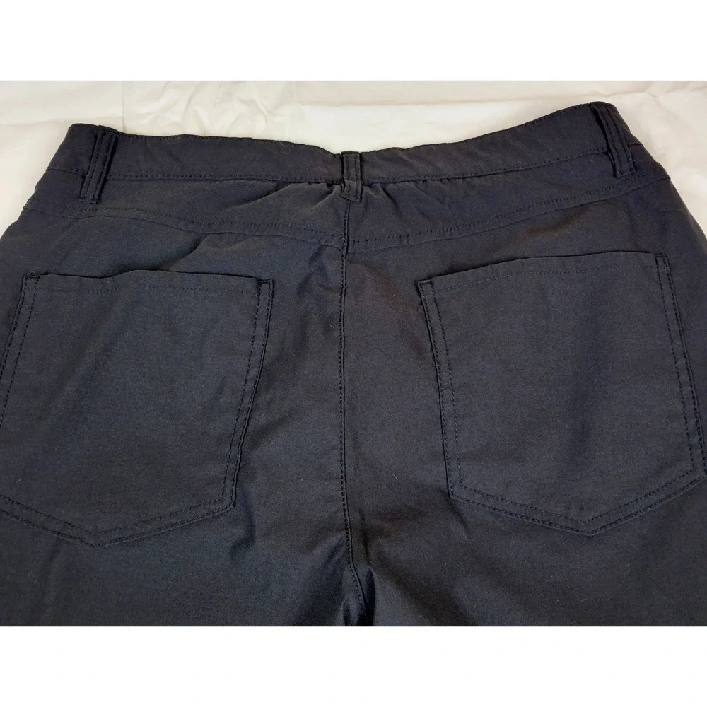 Desert Dunes Mens Black Nylon Spandex Tech Athletic Golf Outdoor Pants 33W 30L - Picture 9 of 9